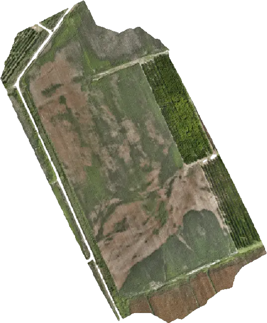 Φωτογραφία RGB ενός αγροτεμαχίου από drone