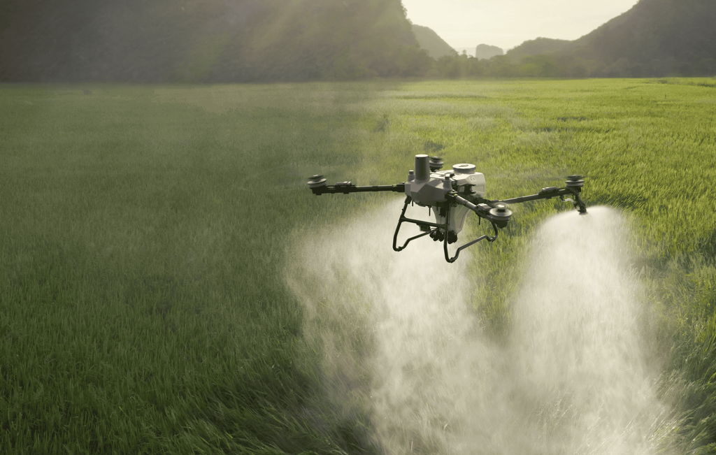 DJI AGRAS T55 spraying drone